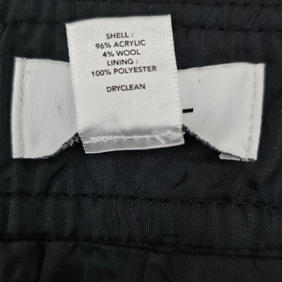 ❤️Loft Ann Taylor Wool Blend Black & White Mini Skirt - Picture 6 of 6